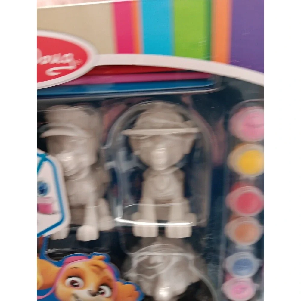 Melissa‎ & Doug Paw Patrol Craft Kit - 3 Decorate Your Own Pup Figurines - NEW